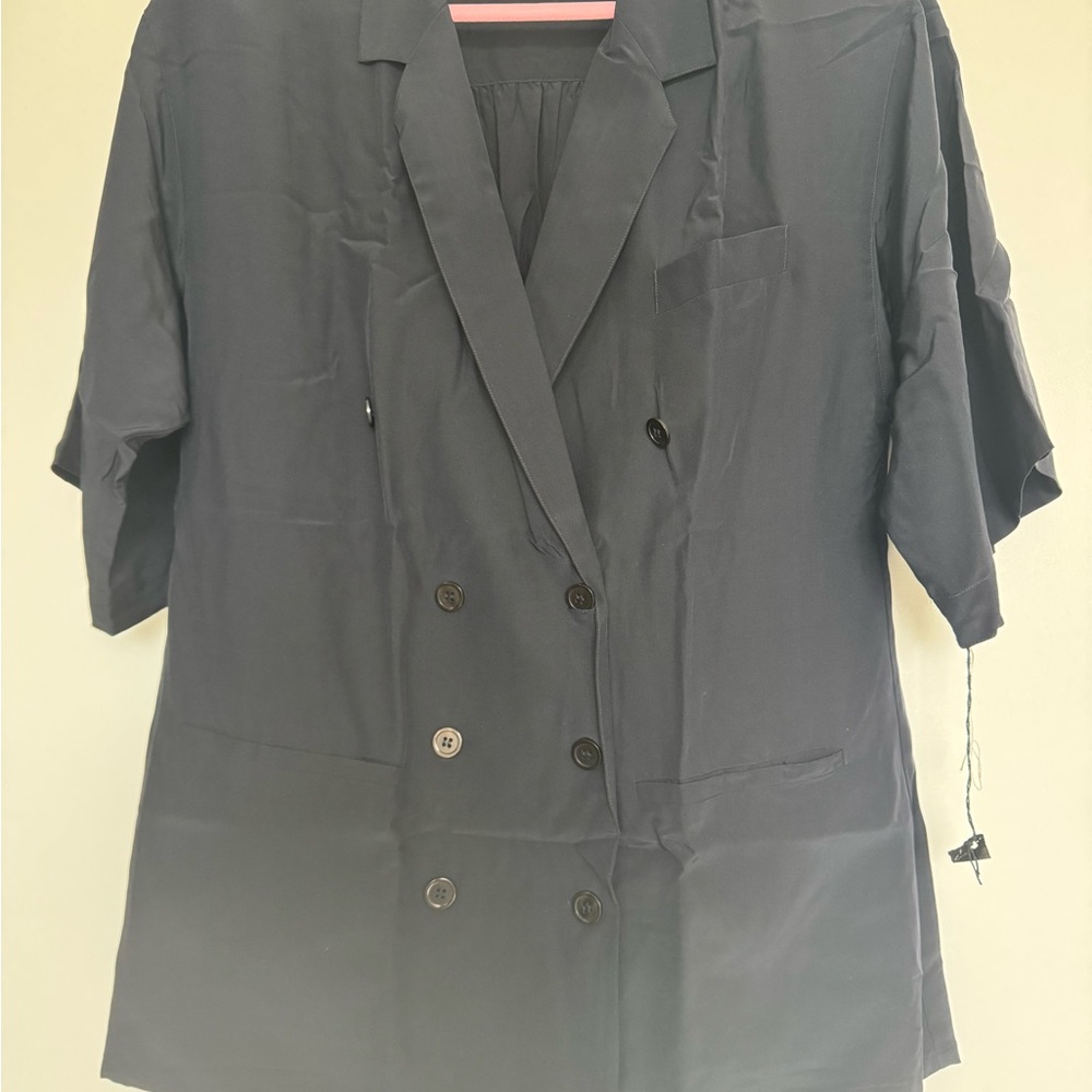 Constance Saunders Silk 100% Vintage Women’s Jacket Black Size 12 Hong Kong